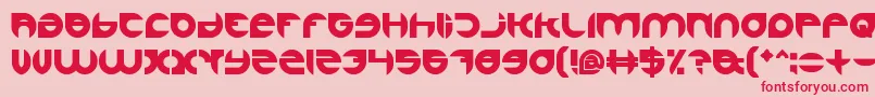 AlexandraBold Font – Red Fonts on Pink Background