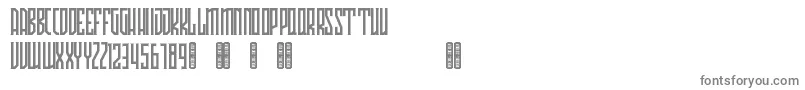 フォントAvriella Free – 白い背景に灰色の文字