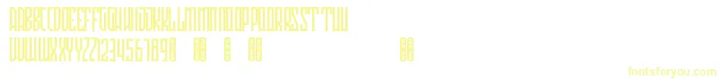 Avriella Free Font – Yellow Fonts on White Background