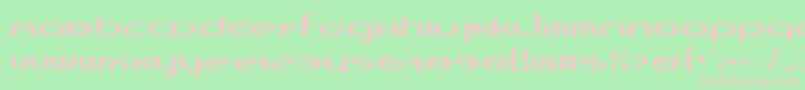 Randi Font – Pink Fonts on Green Background