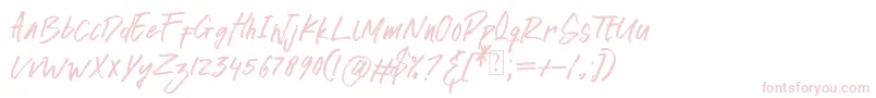 awkward alone Font – Pink Fonts