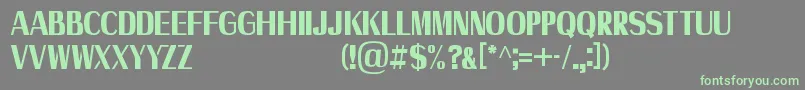Weitere Informationen zur Axile Personal Use Only-Schriftart Axile Personal Use Only-Schriftart – Grüne Schriften auf grauem Hintergrund