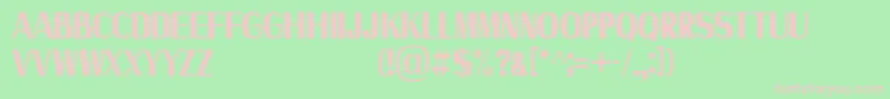 Axile   Personal Use Only Font – Pink Fonts on Green Background