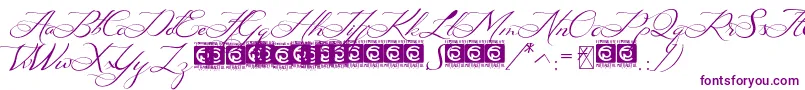 Ayana FreeVersion-Schriftart – Violette Schriften