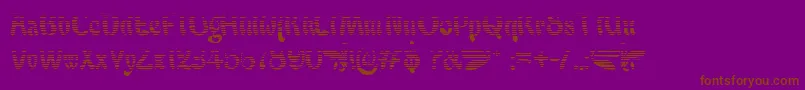 BabaluGradient Font – Brown Fonts on Purple Background