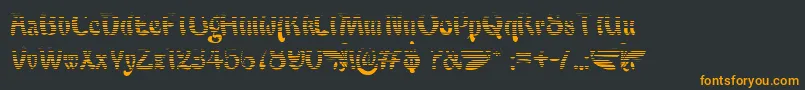 fuente BabaluGradient – Fuentes Naranjas Sobre Fondo Negro