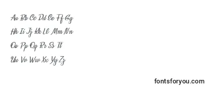 Schriftart Babeface Personal Use