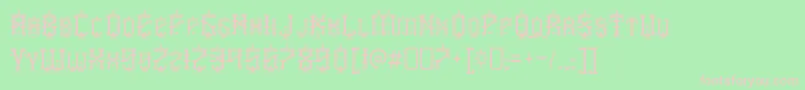 baby jeepers Font – Pink Fonts on Green Background