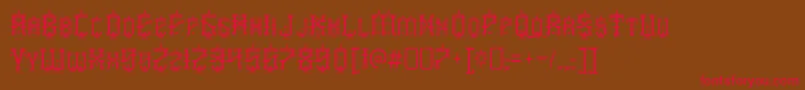 baby jeepers Font – Red Fonts on Brown Background