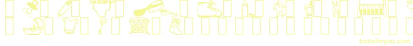 Baby Font – Yellow Fonts