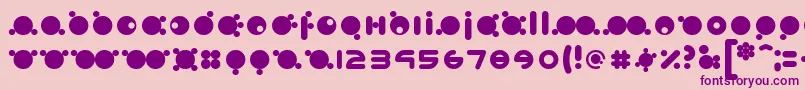 babymoto 2019 04 13 Font – Purple Fonts on Pink Background