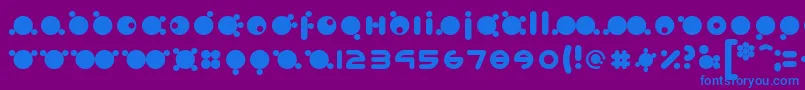 Lisätietoja babymoto 2019 04 13-fontista babymoto 2019 04 13-fontti – siniset fontit violetilla taustalla