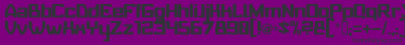 BABYU    Font – Black Fonts on Purple Background