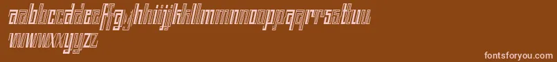 Police BACK TO ANCIENT TIME ITALIC FONT BY 7NTYPES – polices roses sur fond brun