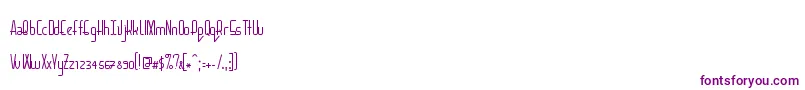 BaconRequest Thin Font – Purple Fonts
