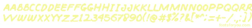 BACOTER Font – Yellow Fonts