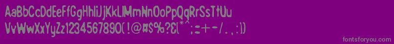 More about Bad Quality Font Bad Quality Font – Gray Fonts on Purple Background