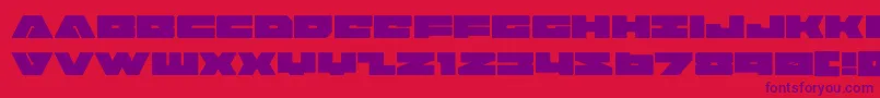 Шрифт badaxe – фиолетовые шрифты на красном фоне