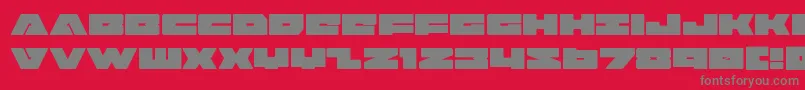 Шрифт badaxe – серые шрифты на красном фоне