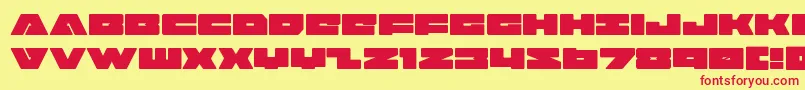 More about badaxe Font badaxe Font – Red Fonts on Yellow Background