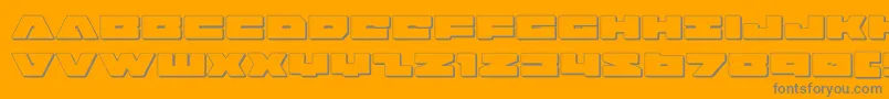 Más sobre la fuente badaxe3d fuente badaxe3d – Fuentes Grises Sobre Fondo Naranja