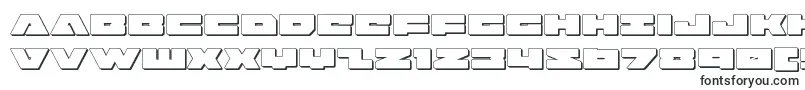 Шрифт badaxe3d – рубленные шрифты