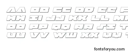 Badaxe3dital Font