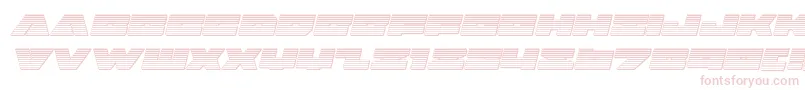 badaxechromeital Font – Pink Fonts on White Background