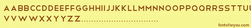 Подробнее о шрифте Telegrafico Шрифт Telegrafico – коричневые шрифты на жёлтом фоне