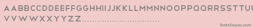 Telegrafico Font – Gray Fonts on Pink Background