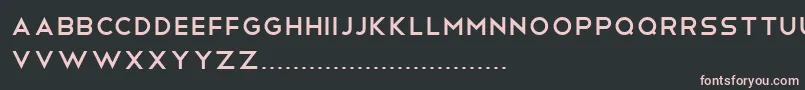 Telegrafico Font – Pink Fonts on Black Background
