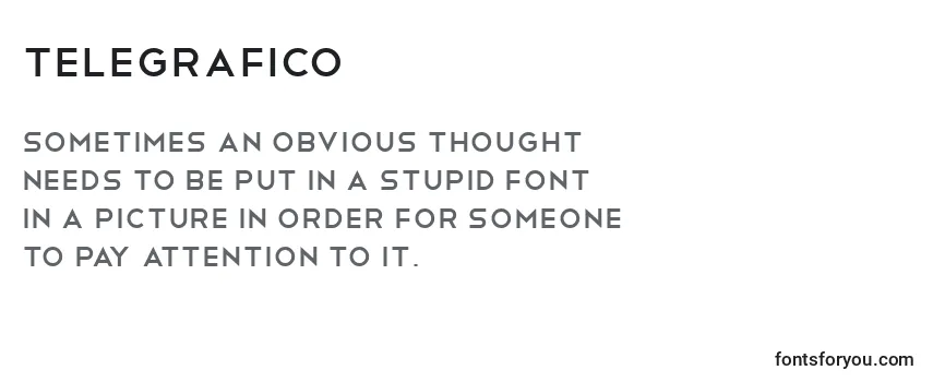 Review of the Telegrafico Font