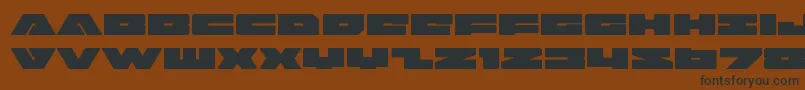 badaxeexpand Font – Black Fonts on Brown Background