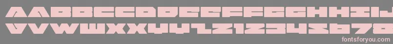 badaxeexpand Font – Pink Fonts on Gray Background