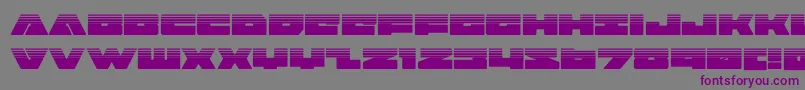 Шрифт badaxehalf – фиолетовые шрифты на сером фоне