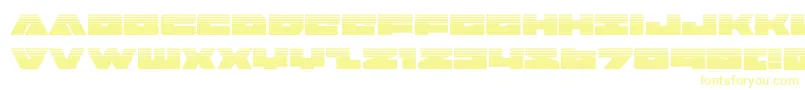 Шрифт badaxehalf – жёлтые шрифты