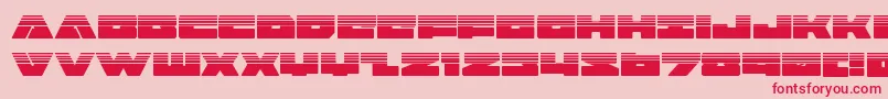 badaxehalf-Schriftart – Rote Schriften auf rosa Hintergrund