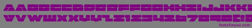 badaxelaser Font – Purple Fonts on Gray Background