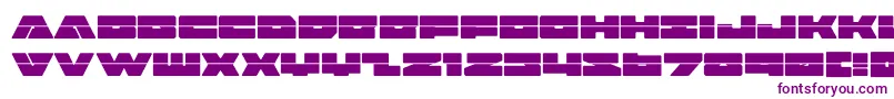 badaxelaser-fontti – violetit fontit