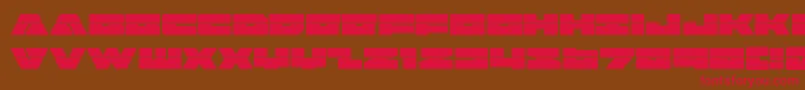 badaxelaser Font – Red Fonts on Brown Background