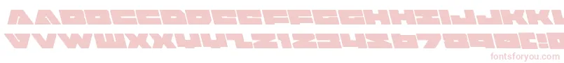 badaxeleft Font – Pink Fonts on White Background