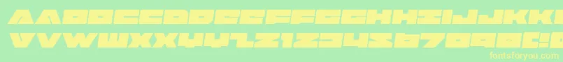 More about badaxesemital Font badaxesemital Font – Yellow Fonts on Green Background