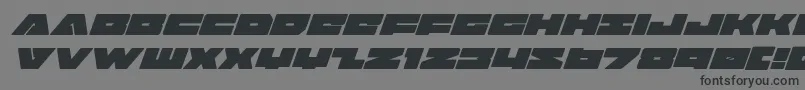 Weitere Informationen zur badaxesuperital-Schriftart badaxesuperital-Schriftart – Schwarze Schriften auf grauem Hintergrund