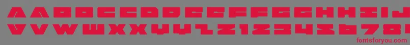 badaxetitle Font – Red Fonts on Gray Background