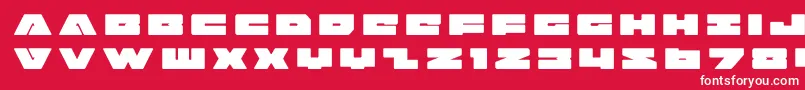badaxetitle Font – White Fonts on Red Background