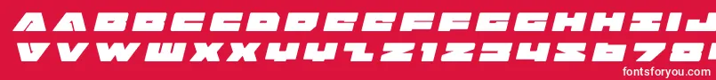 badaxetitleital Font – White Fonts on Red Background