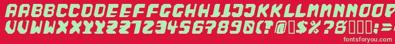 BADFAG   Font – Green Fonts on Red Background