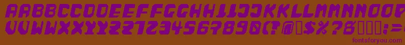 BADFAG   Font – Purple Fonts on Brown Background