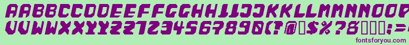 BADFAG   Font – Purple Fonts on Green Background