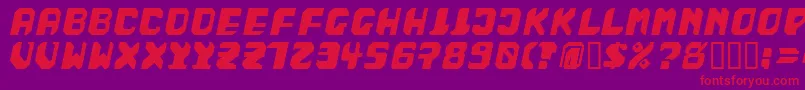 BADFAG   Font – Red Fonts on Purple Background